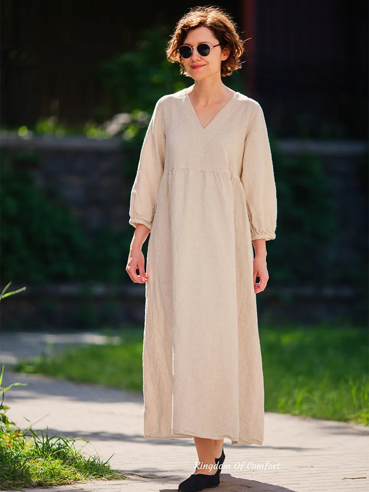 Robe en lin: tenez-vous au frais et élégant en été ~