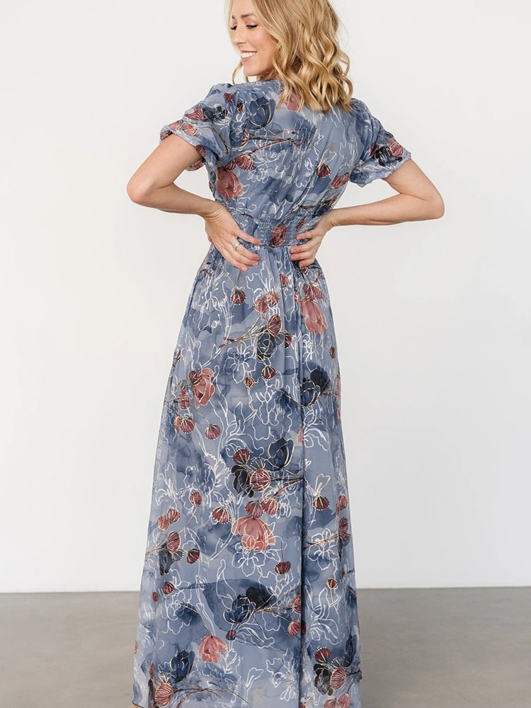 Summer Print Bohemian Long Dress